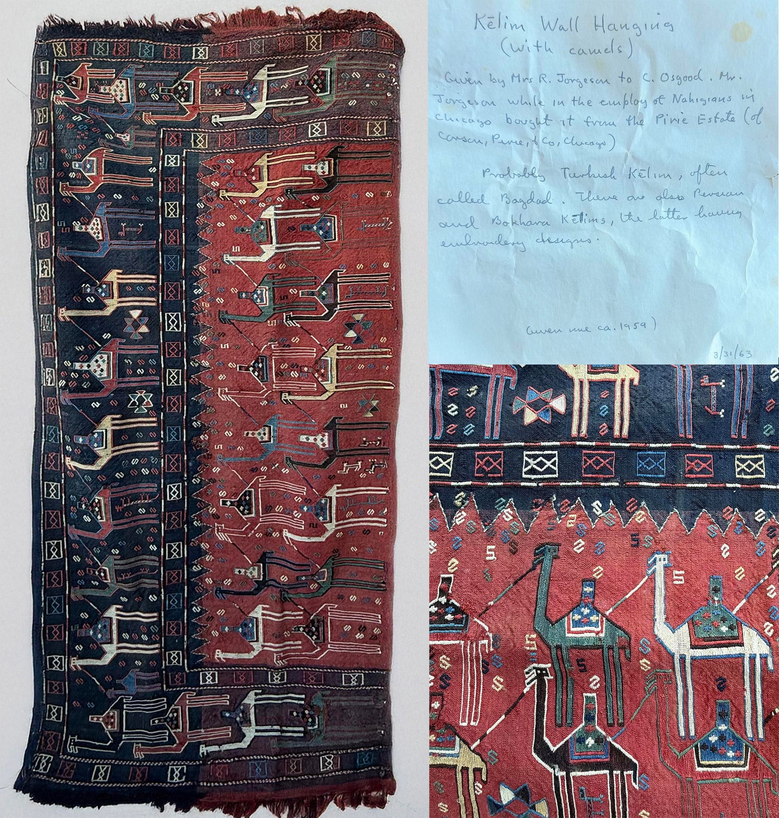 Kelim wall hanging (1 of 1)