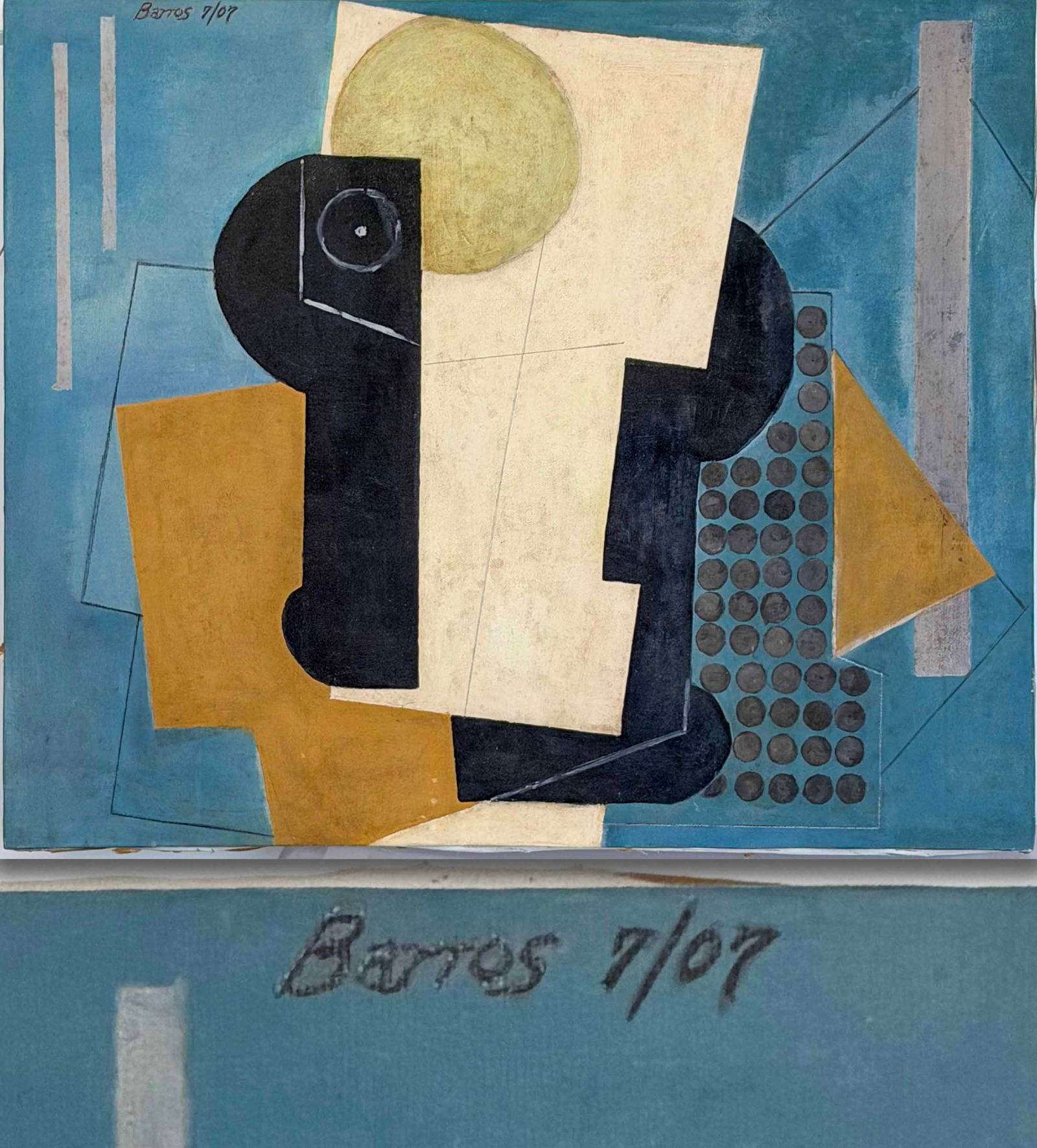 Augusto Barros (1929–1998) – Untitled Abstract Geometric Composition, 1997 (1 of 1)