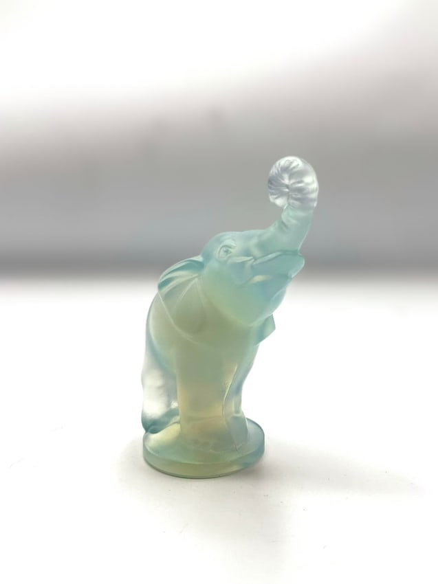 Stylized Small Elephant Figurine, Sabino (1 of 2)