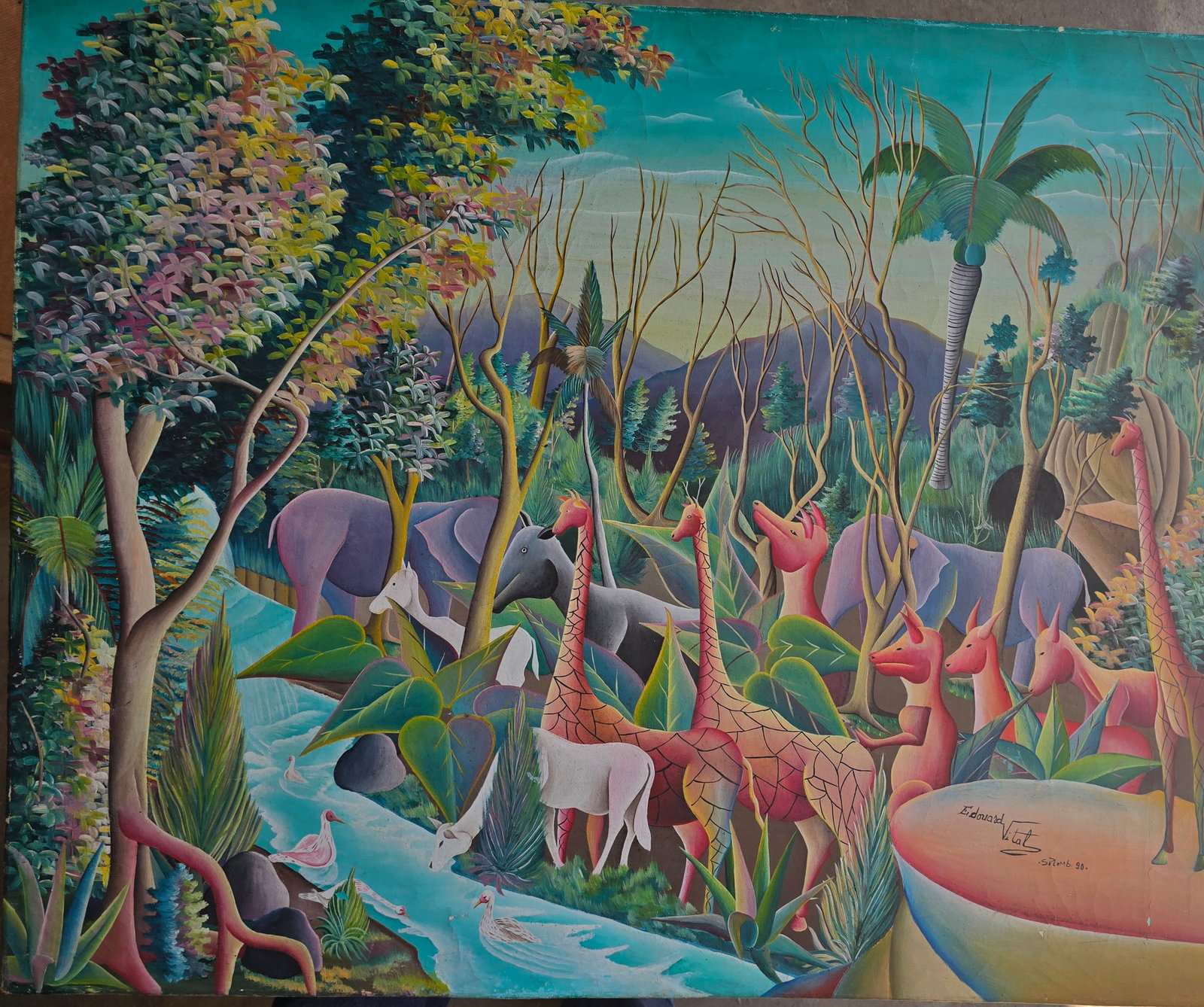 Fantastical Tropical Landscape by Edouard Vital (1 of 1)