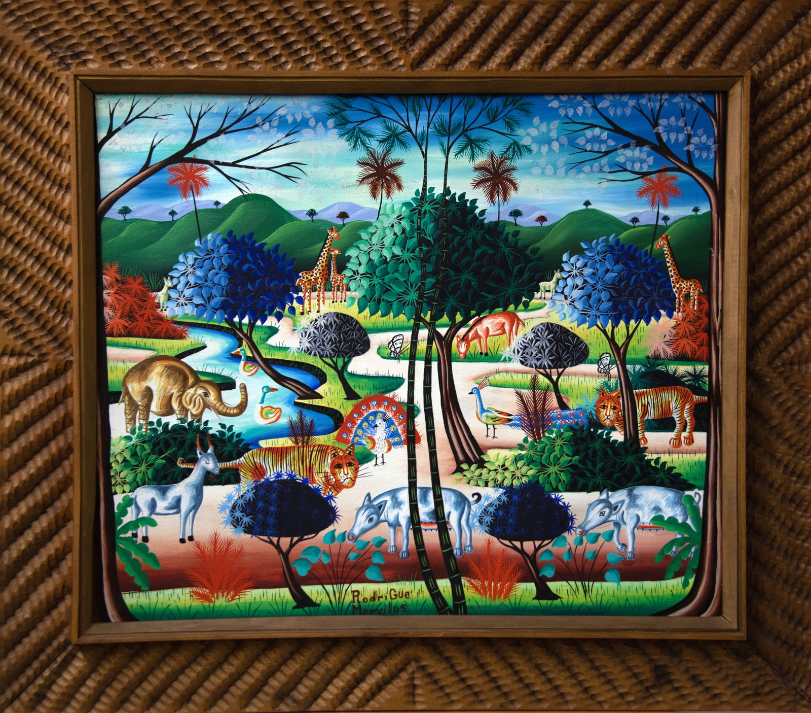 Original Haitian Painting by Rodrigue Mervilus (1 of 1)