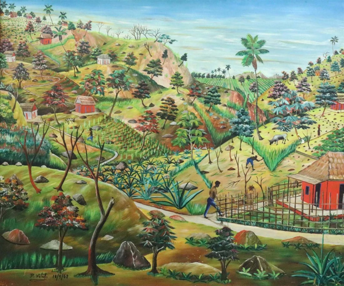 Original Haitian Painting by Pauleus Vital (1 of 1)
