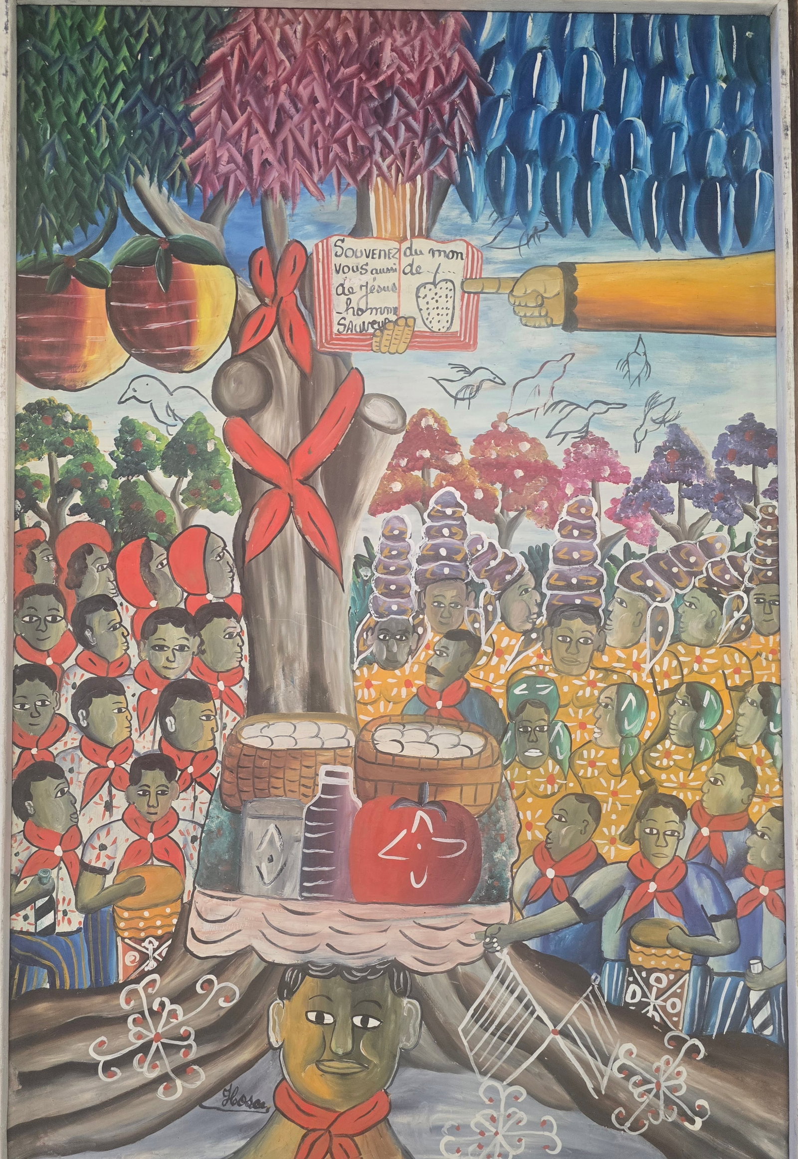 Gloire (Haitian, 20th Century), Souvenir du Mon Vous Ami de la Jésus Homme Sauveur (Religious / Sy (1 of 2)