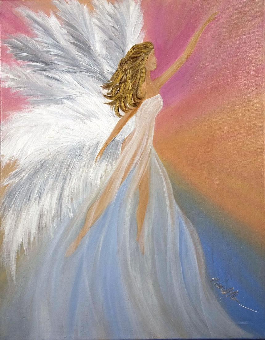 Original Painting by Melanie Morris Angel: Original Painting by Melanie Morris AngelOil on Canvas