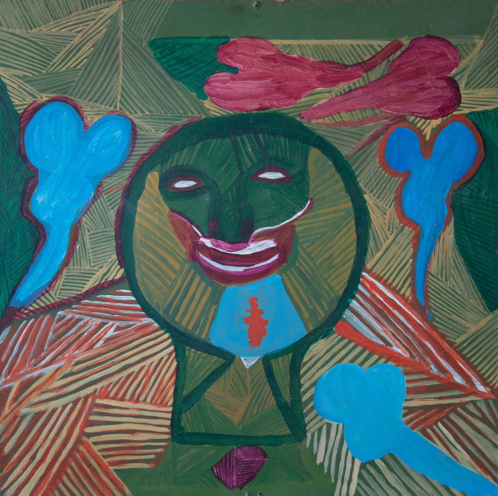 Portrait Original Haitian Painting by Toussaint St.Pierre (1 of 1)