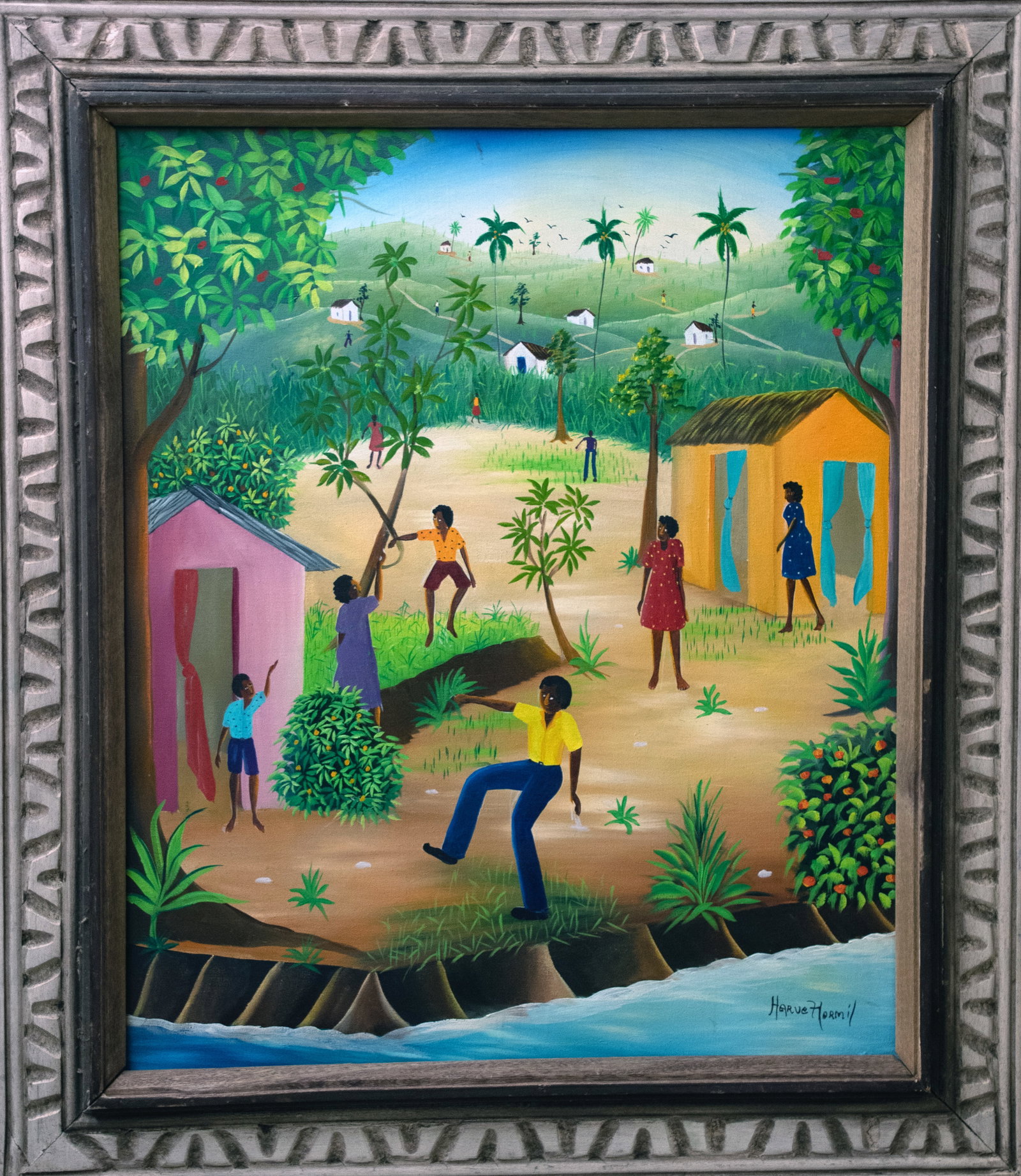 Original Haitian Painting by Harvey Normil (1 of 1)