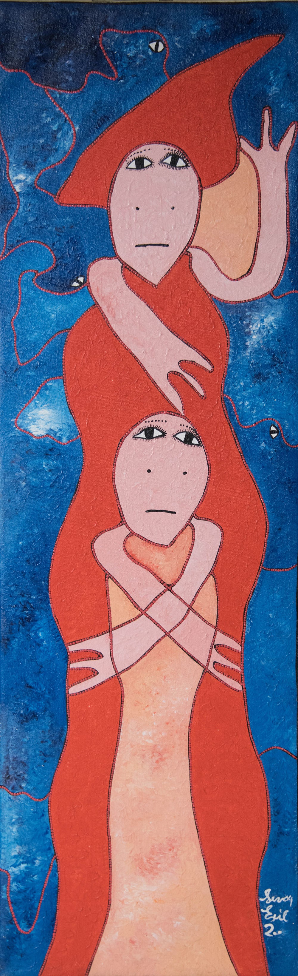 Mother And Child Original Haitian Painting by Levoy Exil (1 of 1)