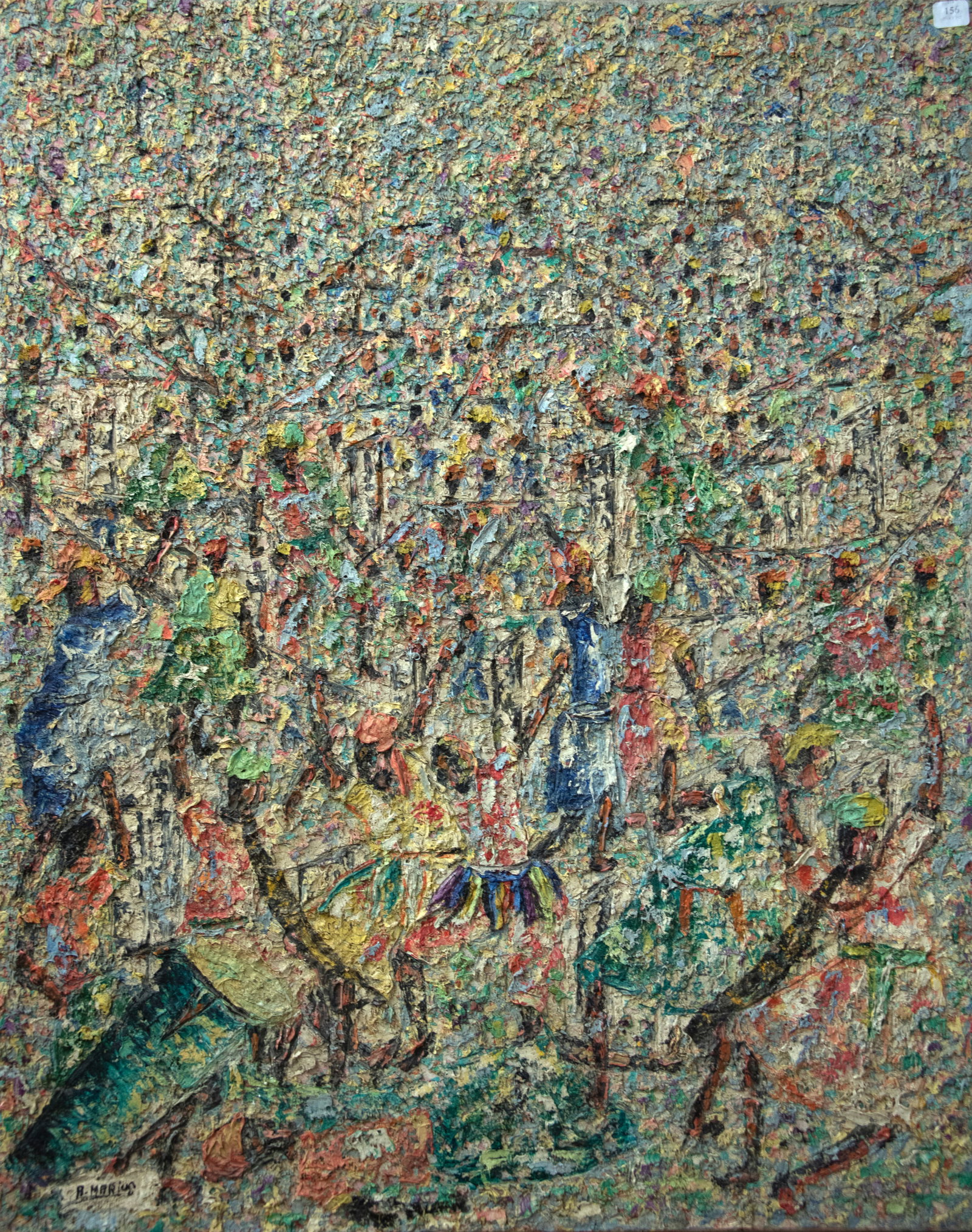 Raras Original Haitian Painting by Raoul Marius (1 of 1)