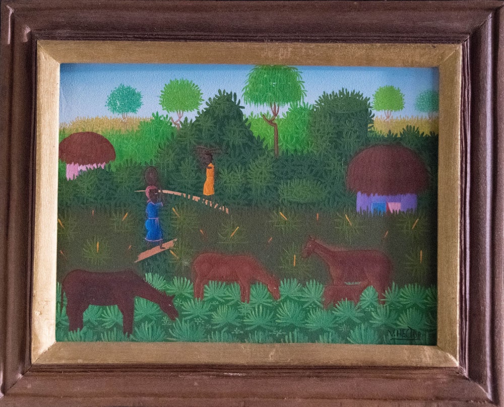 Mon Betaille Original Haitian Painting by Voltaire Hector (1 of 1)