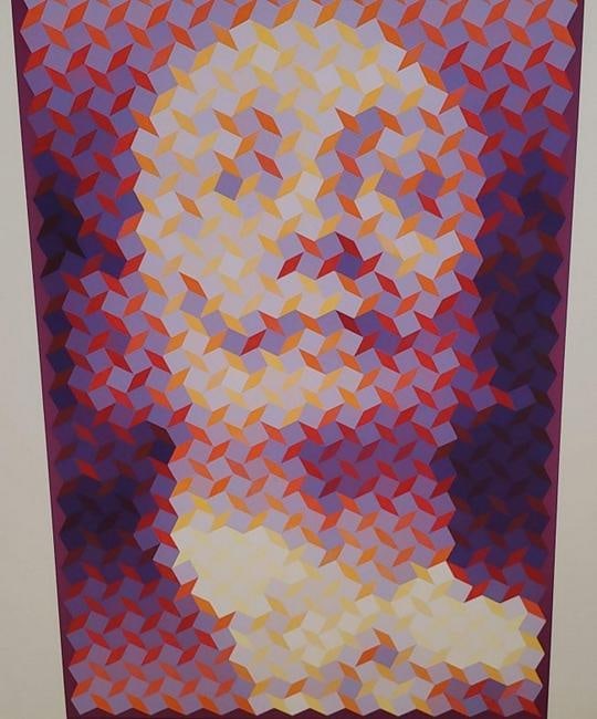 John Piere Vasarely aka YVARAL, Faces of Dali No 3: Yvaral was born in Paris in 1934 and was the son of the highly acclaimed Kinetic artist Victor Vasarely. Although Yvarals family name was Vasarely, during his life he came to be known as Jean Pierre Y
