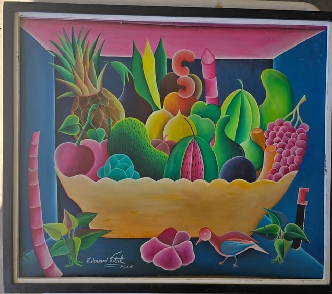 Still Life with Tropical Fruits by Edouard Vital (1 of 1)