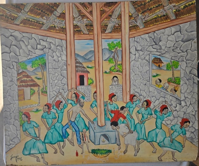 Vodou Ceremony Scene by Georges Henri (1 of 1)