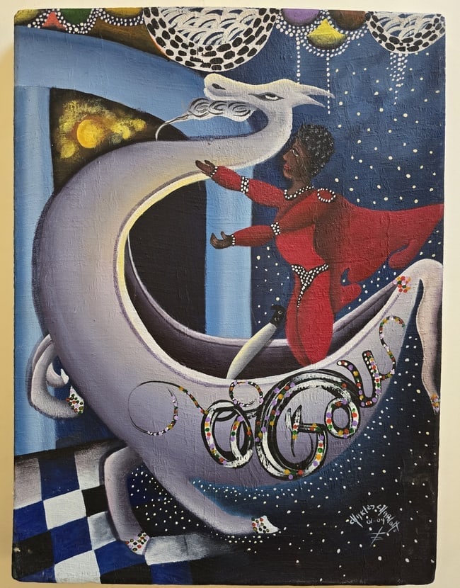 Surreal Vodou-Inspired Scene by Charles Charluite (1 of 1)