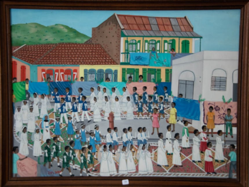Communion solennelle Original Haitian Painting by Jean-Baptiste Jean (1 of 1)