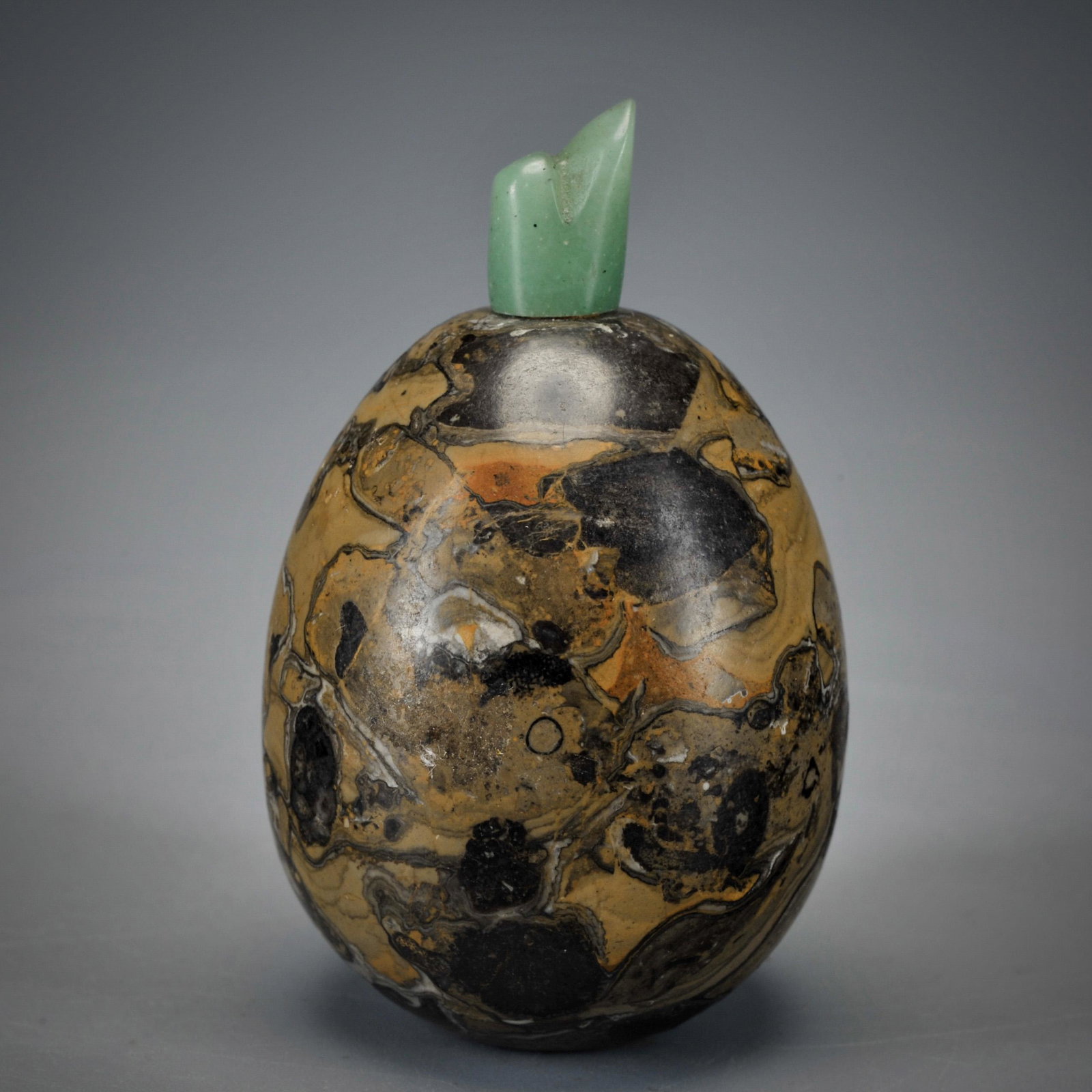 A Pebble Made Snuff Bottle Qing Dynasty (1 of 7)