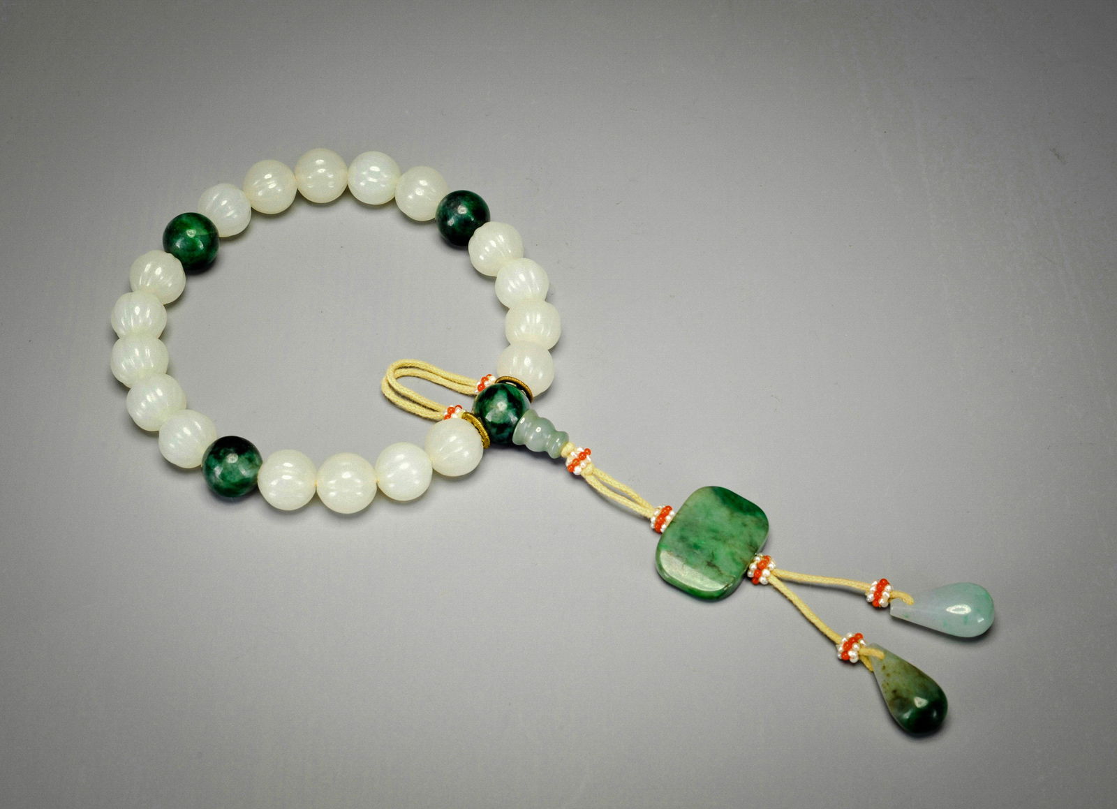 A White Jade Prayer Beads Qing Dynasty (1 of 8)