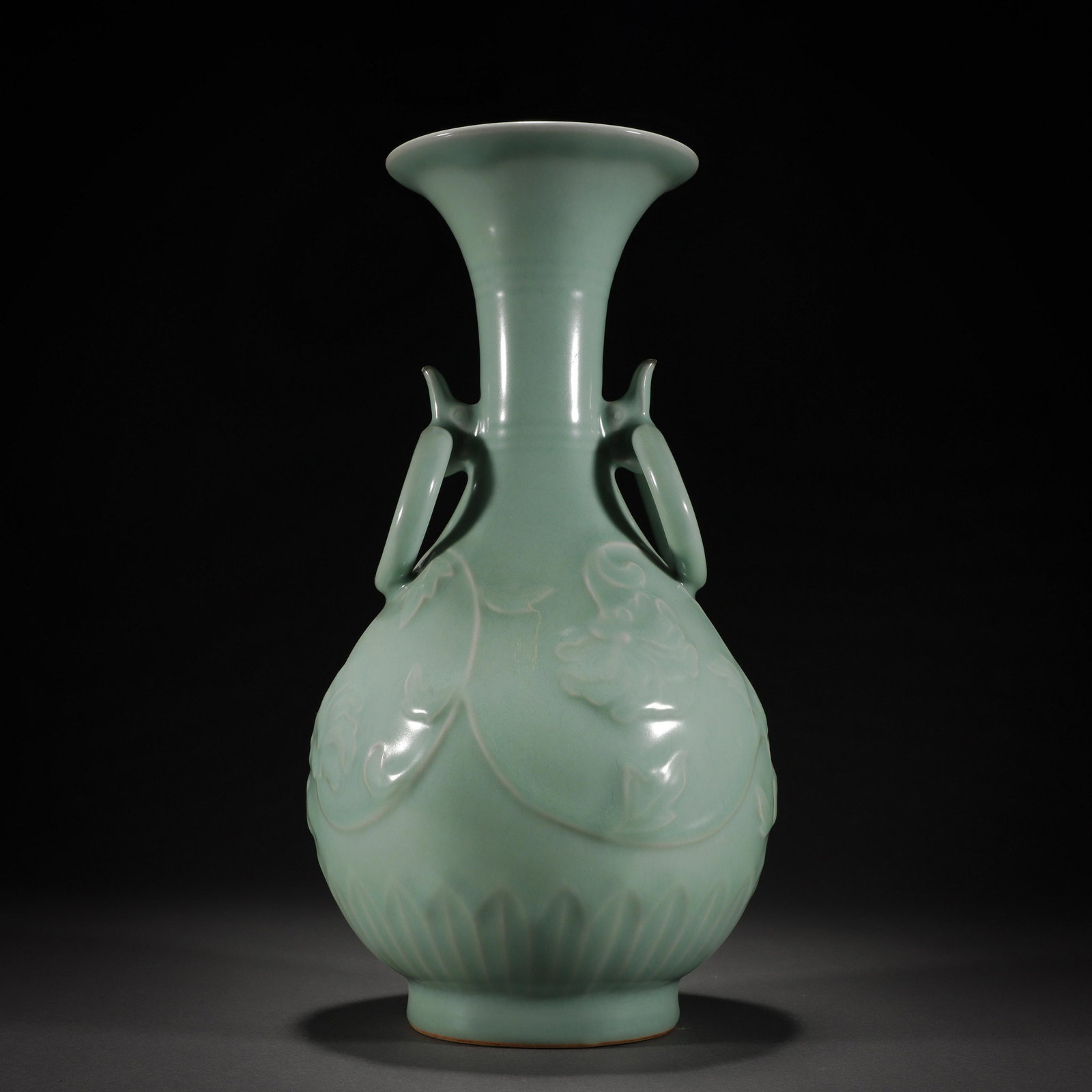 A Chinese Longquan Celadon Glazed Vase (1 of 7)