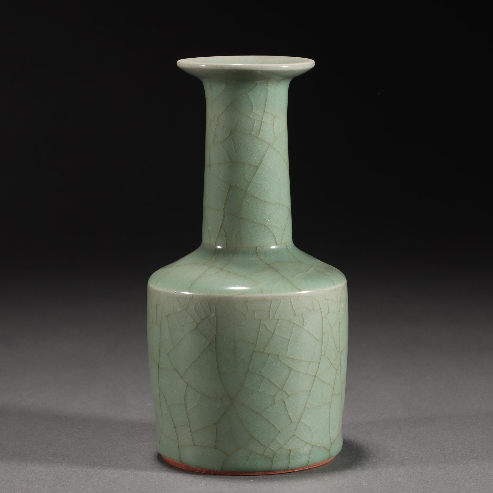 A Chinese Longquan Celadon Glazed Mallet Vase Song Dyn. (1 of 6)