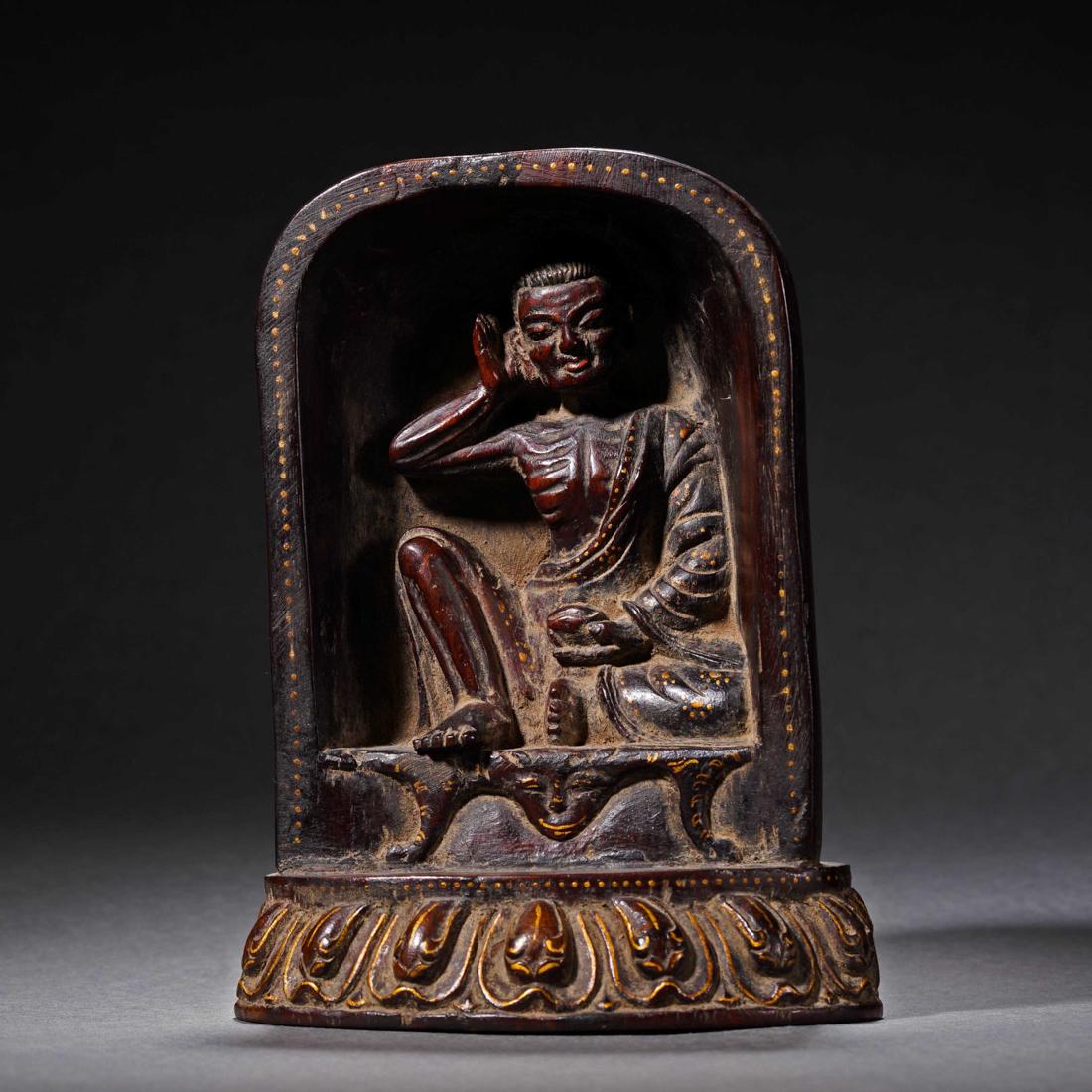 A Tibetan Bronze Figure of Milarepa (1 of 12)