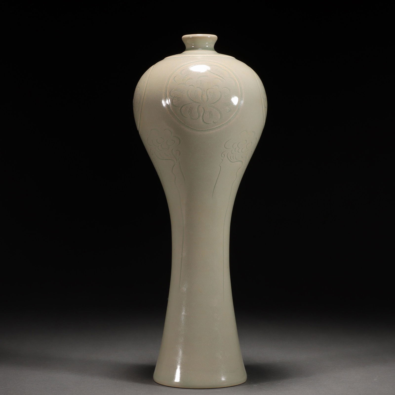 A Chinese Yue-ware Vase Meiping (1 of 7)