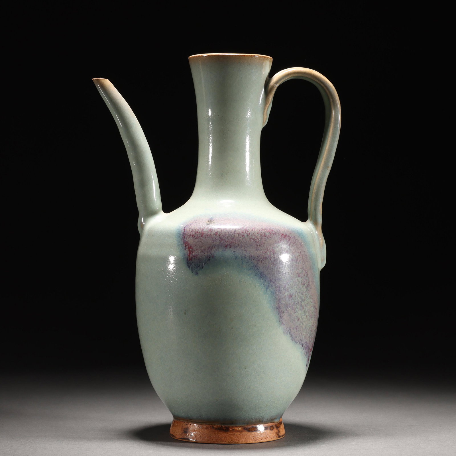 A Chinese Purple Splashed Jun-ware Ewer (1 of 6)