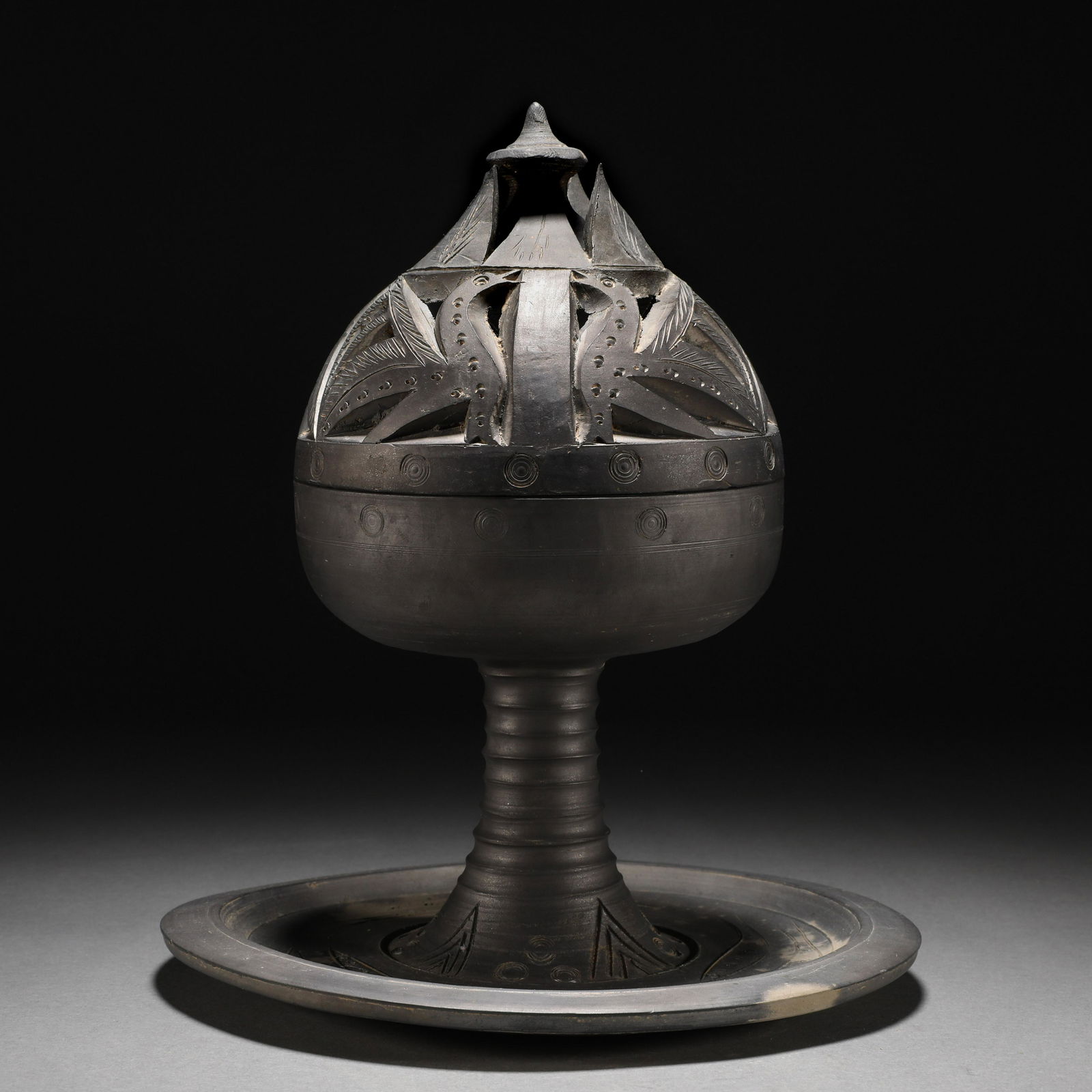 A Chinese Pottery Incense Burner (1 of 7)