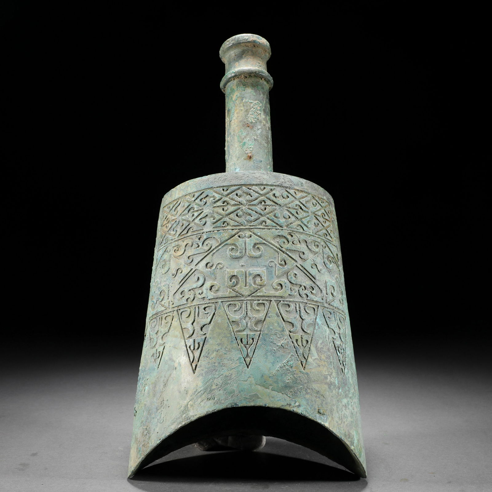 A Chinese Bronze Ritual Bell (1 of 7)