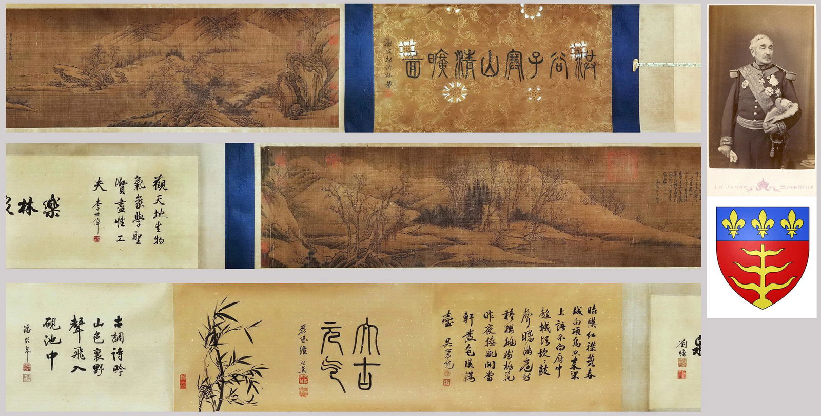 A Chinese Hand Scroll Painting By Jing Hao (1 of 9)