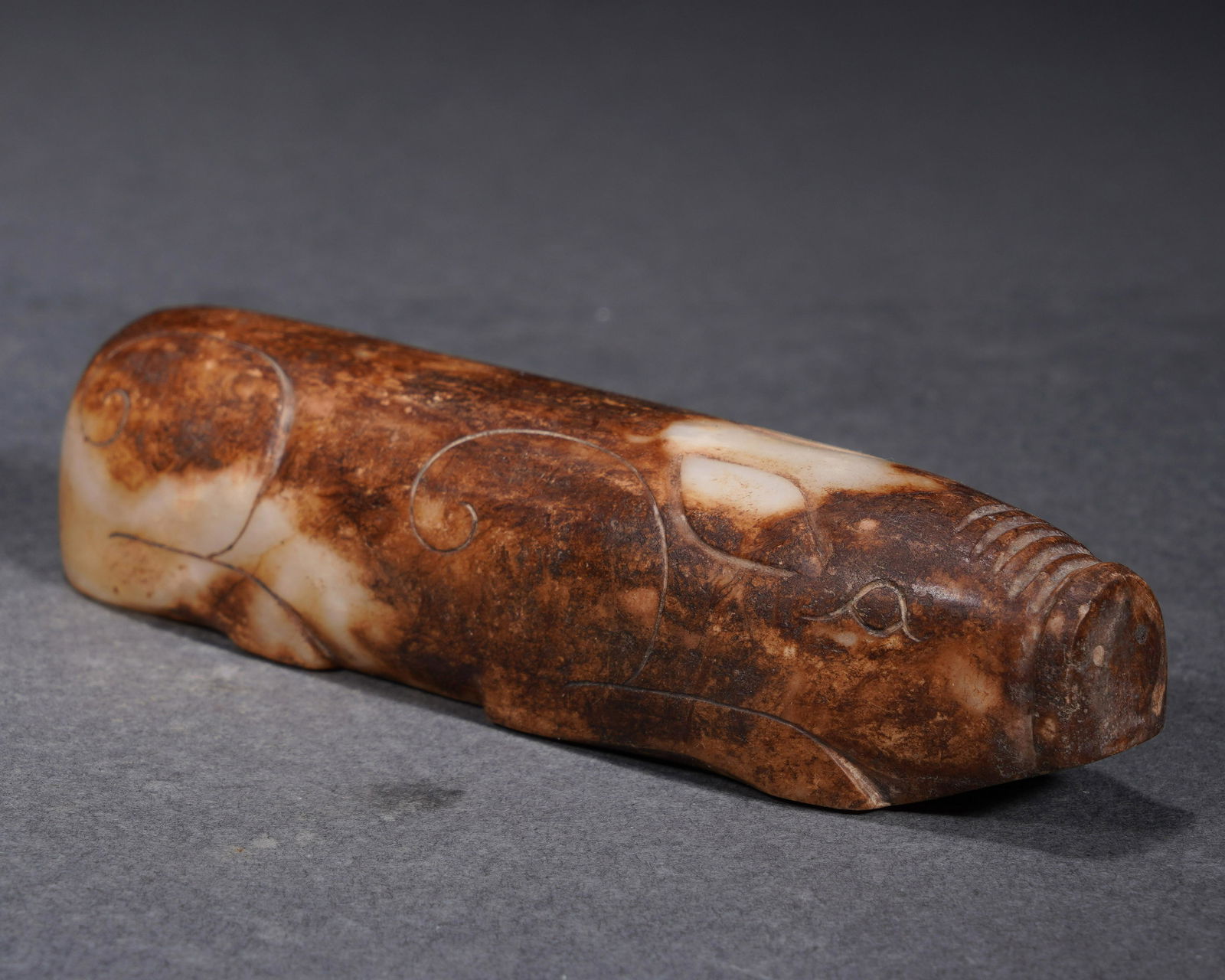 A Chinese Jade Carving of Pig (1 of 9)