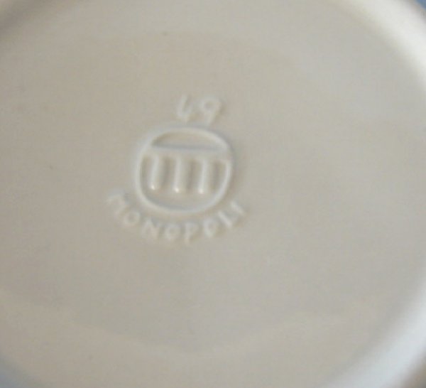 Monopoli porcelain and Sheffield demitasse set. - 3