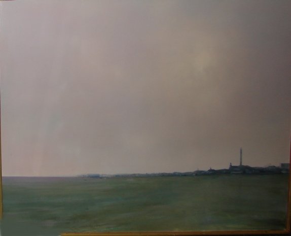 Anne Packard, Oil/canvas, Landscape, 1996.: Anne Packard, Oil/canvas, Landscape, 1996. Signed and dated lower left. Height - 46.5", W 60"