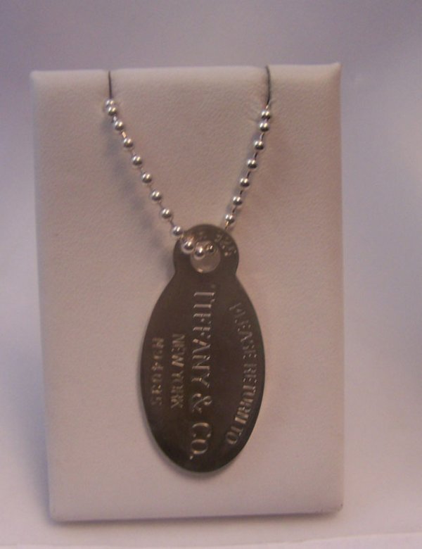 27 Tiffany & Co. Men's Dog Tag Necklace