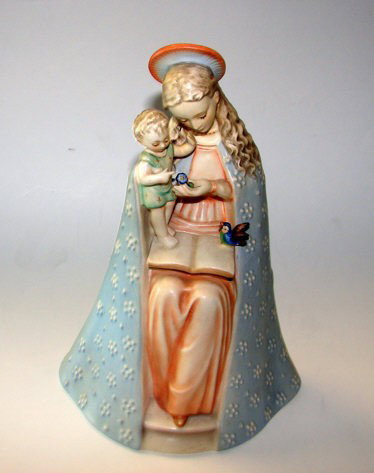 Hummel Christmas Plate and Madonna.