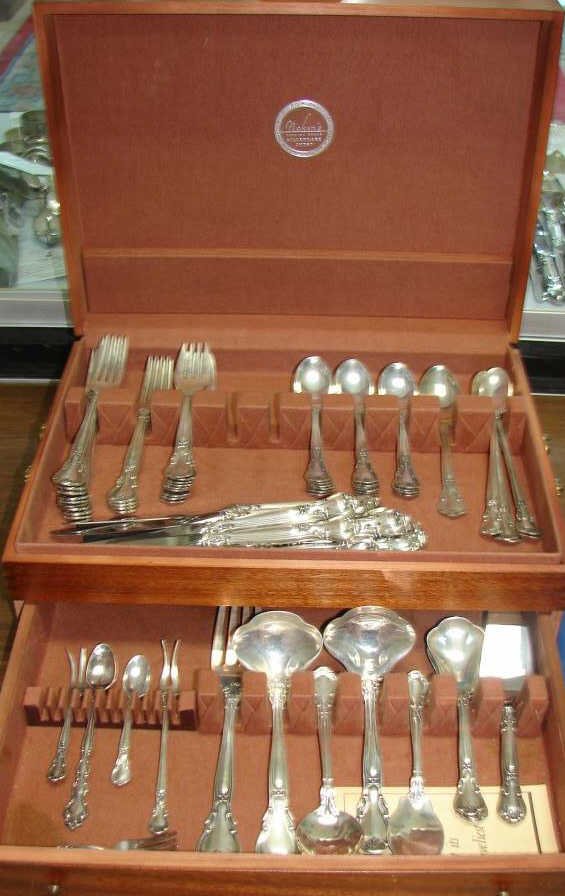 68 Pc. Gorham Sterling Silver Flatware - Chantilly (1 of 5)