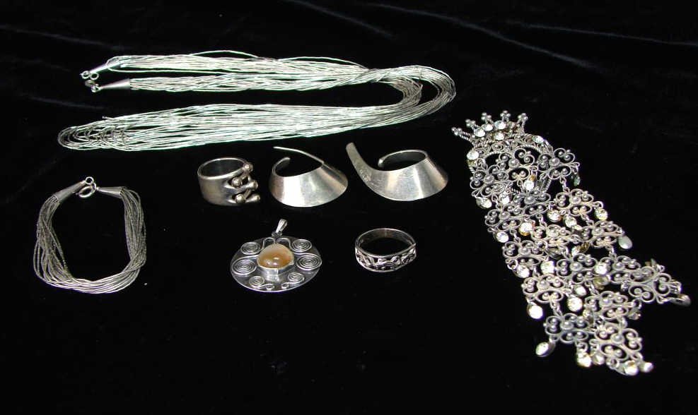 Assorted Sterling Silver Jewelry, Danish, Etc. (1 of 3)