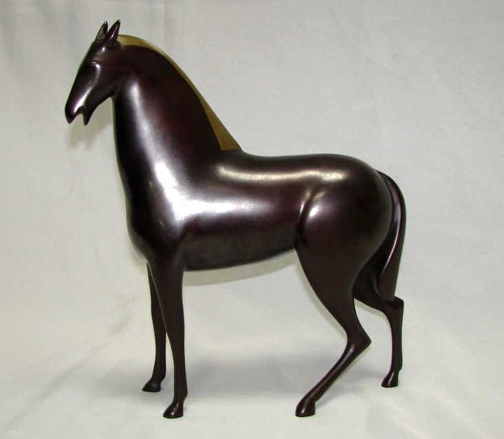 Bronze Sculpture - Arabian Horse, L. Vanderveen (1 of 4)