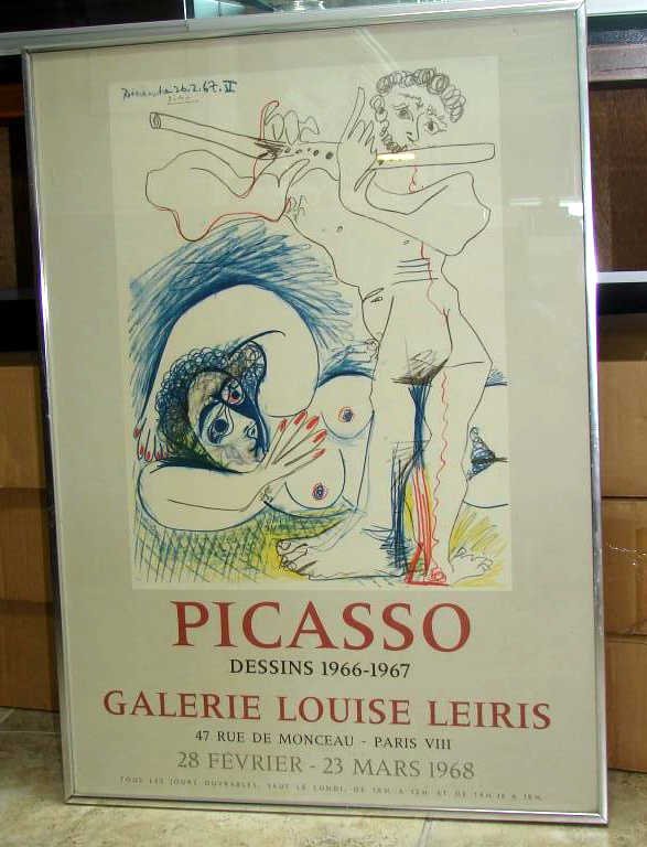 Pablo Picasso Poster Lithograph, 1968 (1 of 2)