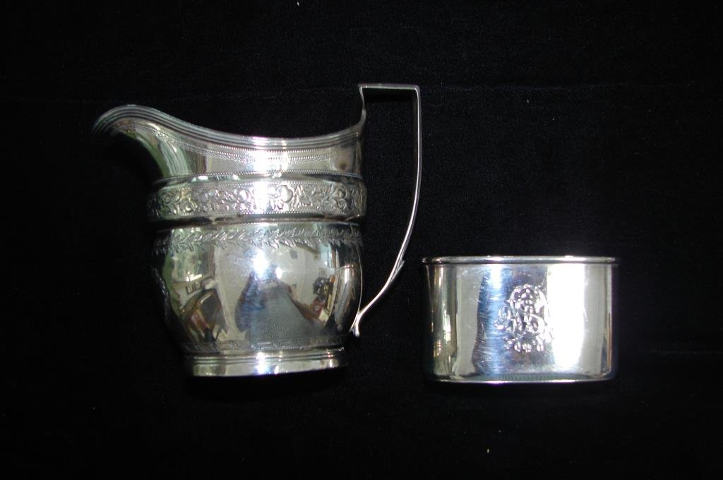 Two English Silver Articles, C. 1802 (1 of 3)