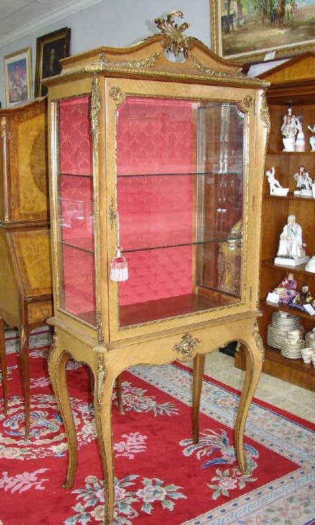 Louis XV Style Cabinet Vitrine (1 of 6)