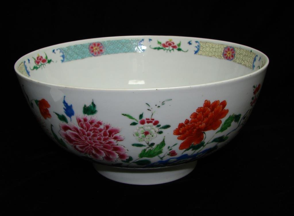 Chinese Famille Rose Large Bowl (1 of 3)