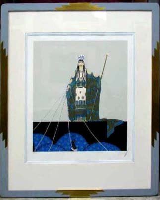 Erte, Silkscreen  "Hera", Edition 106/300 (1 of 3)