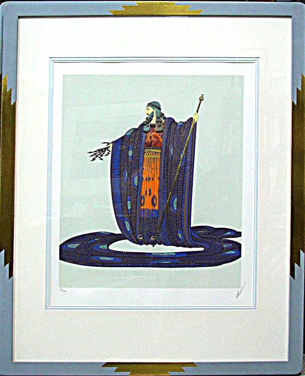 Erte Silkscreen "Zeus", Edition 106/300 (1 of 3)