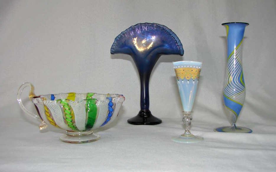 Four Venetian Art Glass Articles (1 of 2)