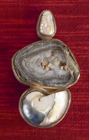 Sterling Silver Mineral Brooch (1 of 6)