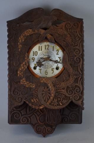 American Folk Art Clock J.R. Rutkay (1 of 6)
