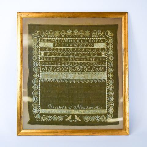 Needlework Sampler 1836 (1 of 7)