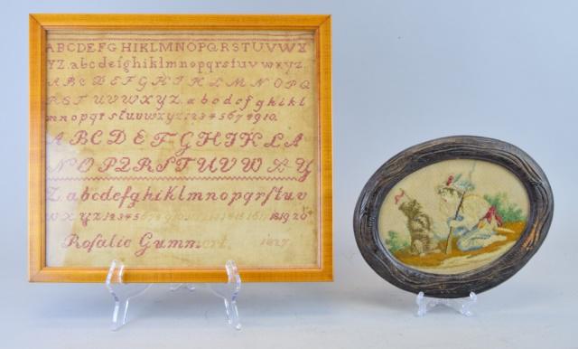 Grouping of Needlepoint Samplers (1 of 8)