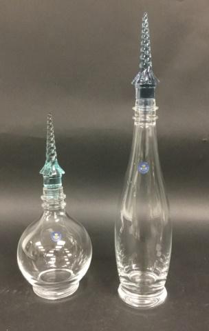 2 Royal Copenhagen Crystal Decanters (1 of 9)