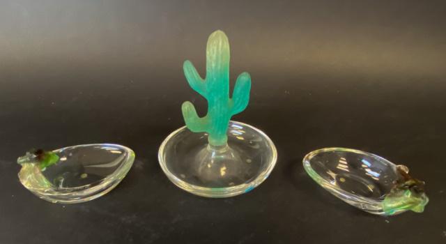 3 Daum France Pate de Verre Trays (1 of 13)