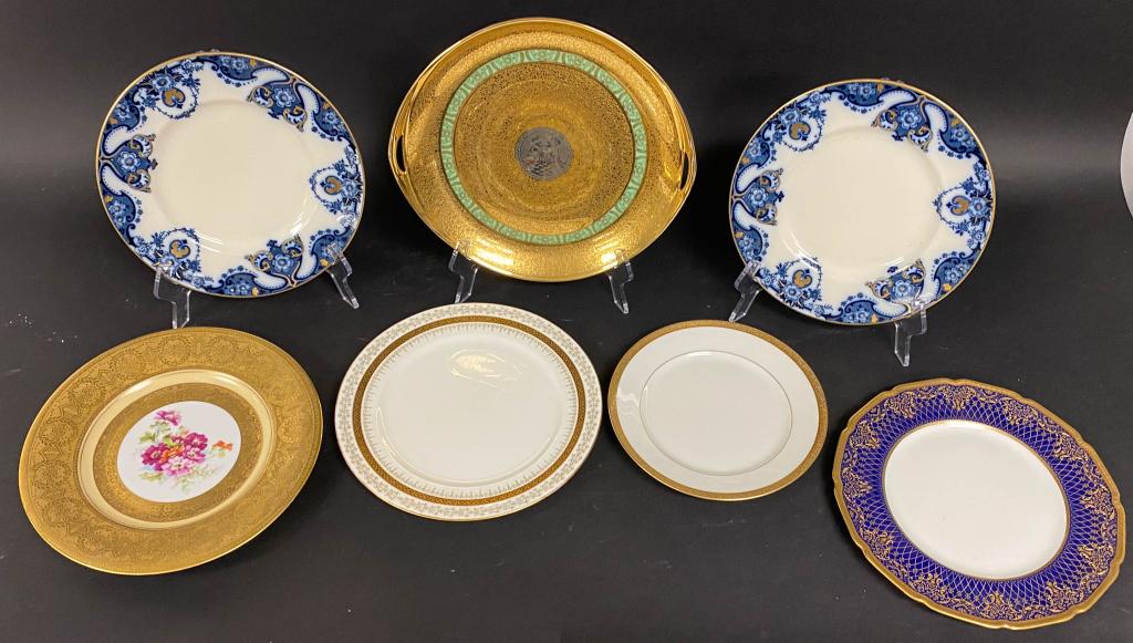 7 English & Continental Porcelain Plates (1 of 11)